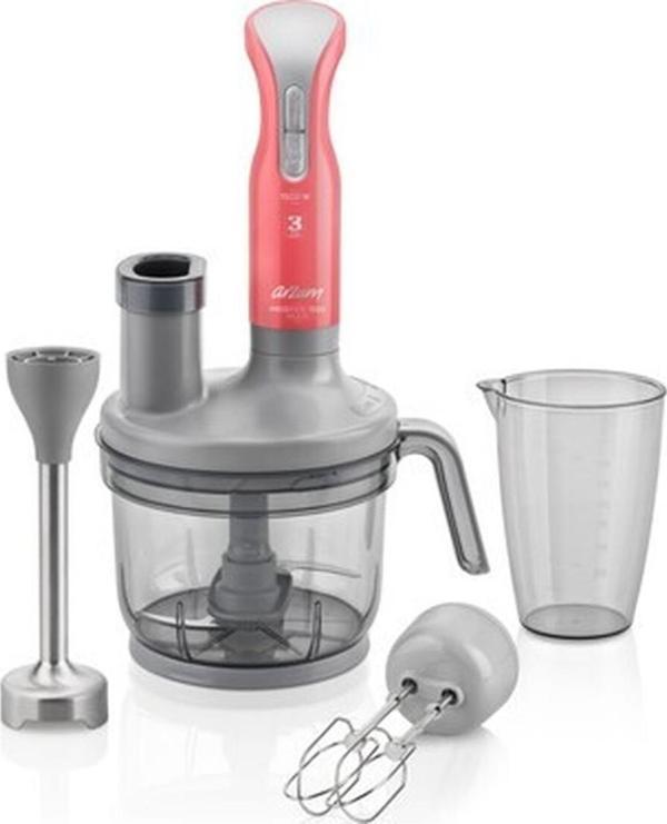 Arzum AR1048 Prostick 1500 Çubuk Blender Seti-Mercan - Image 1