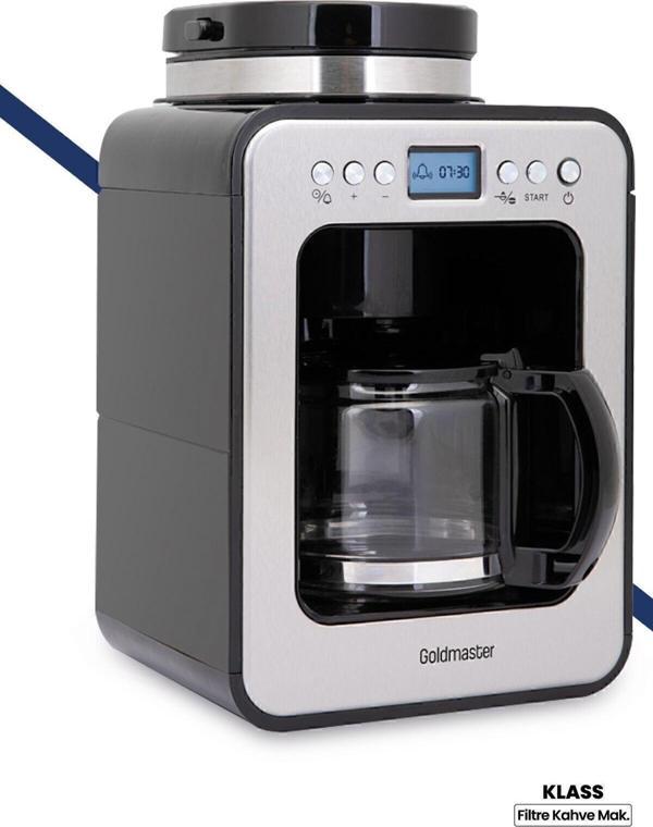 Orginal Klass 2 In 1 Öğütücülü Programlanabilir Tam Otomatik Filtre Kahve Makinesi - Image 1