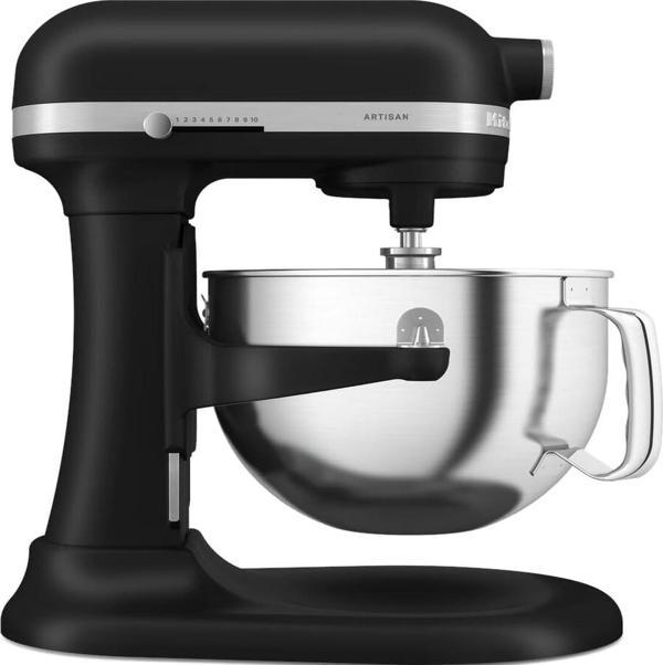 KitchenAid Artisan Kaldırılabilir Kaseli Stand Mikser, Matte Black, 5,6 L - Image 1