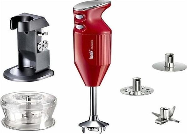 Bamix M200 Deluxe 200 W C Gövde Blender Seti Kırmızı - Krom - Image 1