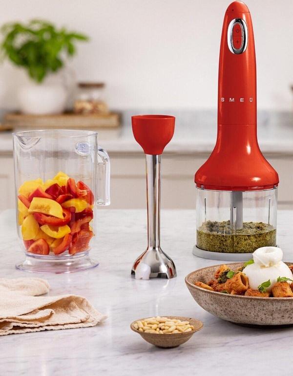 50's Style Kırmızı El Blender Seti hbf03rdeu - Image 1