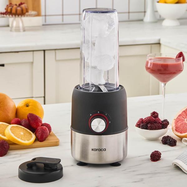 Karaca Blend ve Rush Inox Personal Kişisel Smoothie Blender Black - Image 1