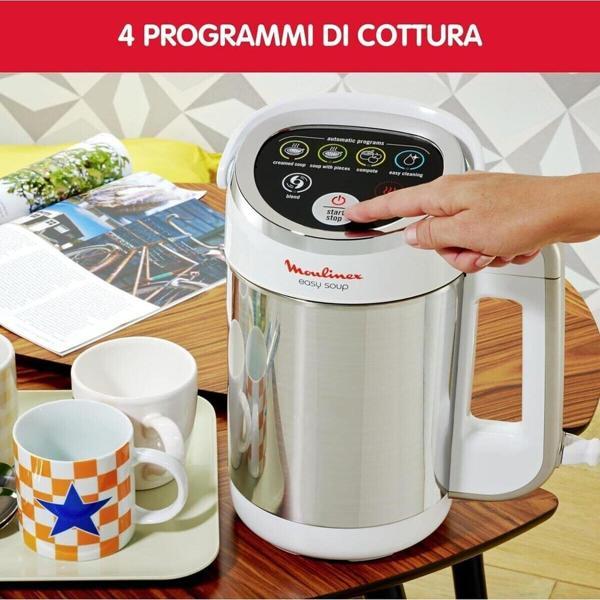 Isıtmalı Blender - 1000W Güç, 1,2 L Kapasite, 5 Otomatik Program, Çift Duvar, Gümüş Renk - Image 1