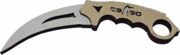 Ahtek Cs Go Figürlü Akça Ahşap Karambit Bıçak - Image 1