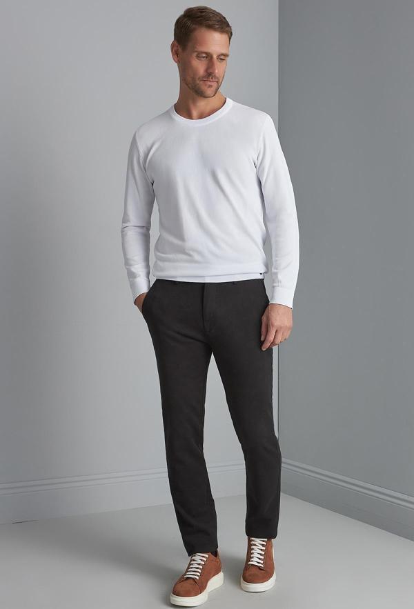 Erkek Siyah Dynamic Fit  Pantolon - Image 1