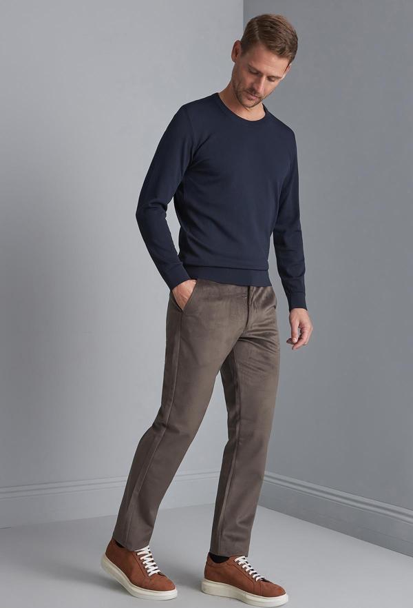 Erkek Kahve Regularfit / Rahat Kalıp  Pantolon - Image 1