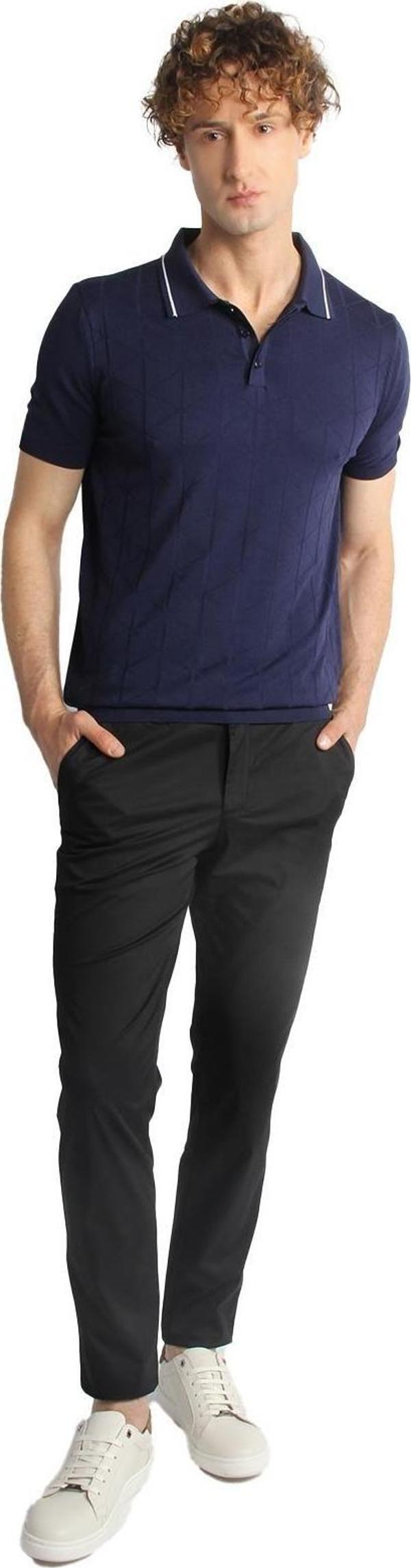 Erkek Siyah Dynamic Fit  Pantolon - Image 1