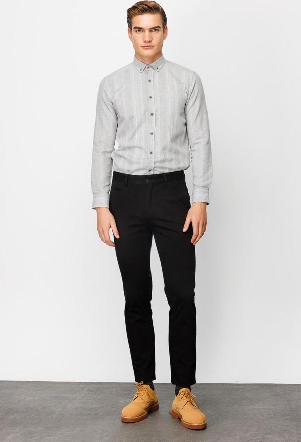 Erkek Siyah Dynamic Fit  Pantolon - Image 1