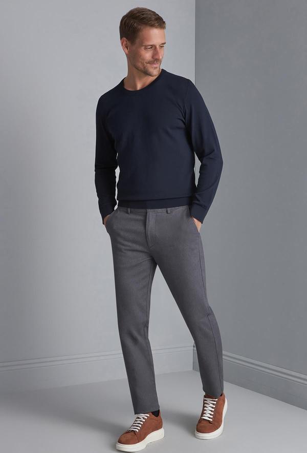 Erkek Füme Regularfit / Rahat Kalıp  Pantolon - Image 1