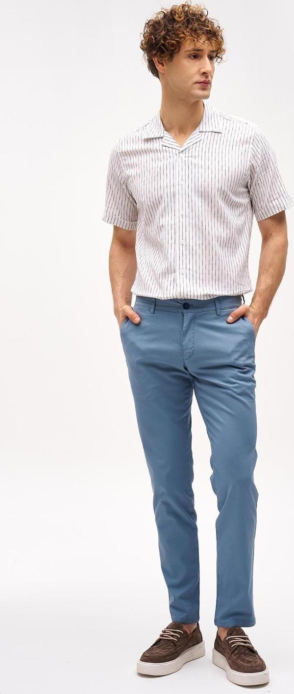 Erkek Mavi Dynamic Fit  Pantolon - Image 1