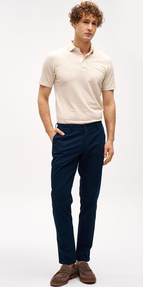 Erkek Lacivert Dynamic Fit  Pantolon - Image 1