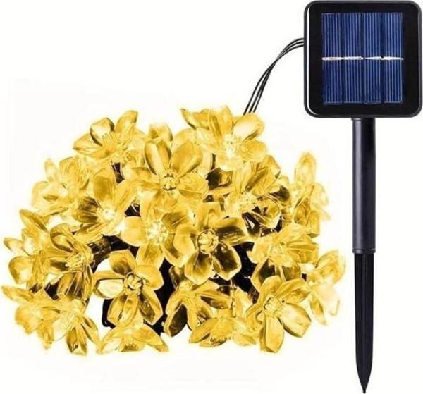 Solar 5m 50 Led Papatya Gün Işığı 8 Fonksiyonlu - Image 1