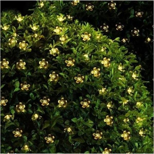 Solar Çiçekli Dekoratif 30 Led Bahçe Lambası - Image 1