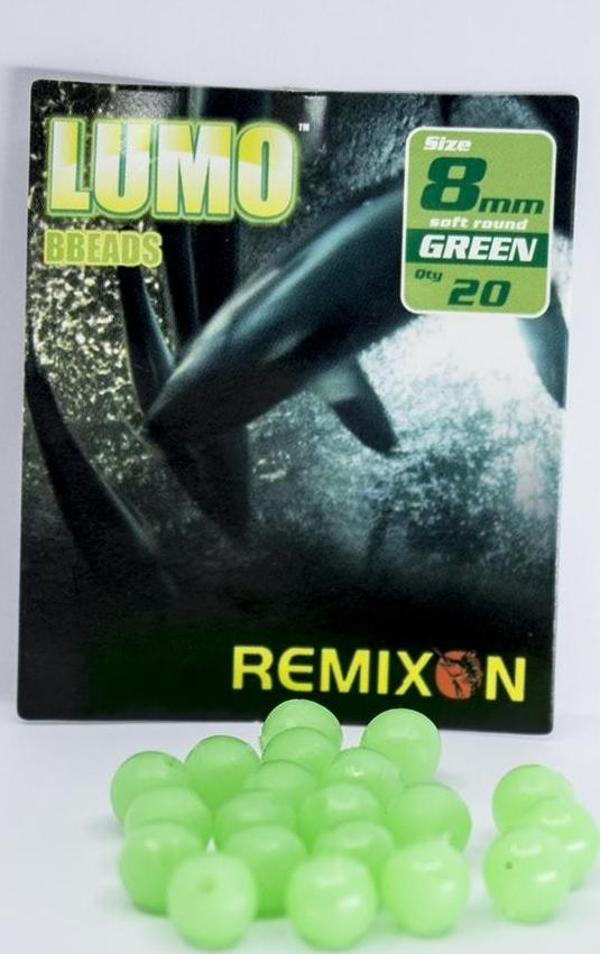 Remixon 8mm Yuvarlak Soft 20 Adet Boncuk Yeşil - Image 1