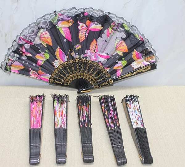 Plastik Renkli Yelpaze Alk3572 - Image 1