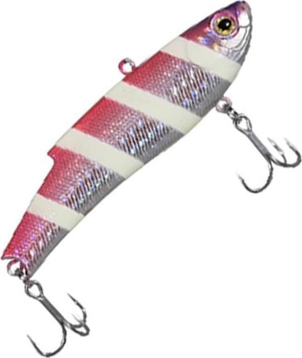 Ryuji Luffer 8cm 23gr Vibrasyon Yem UV Fire Tiger - Image 1