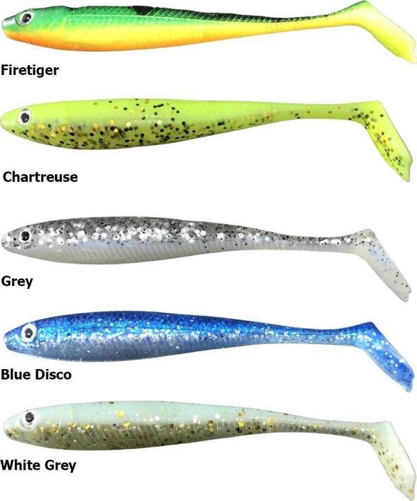 Remixon Paddle Shad 9cm 4,8gr Silikon Yem Grey - Image 1