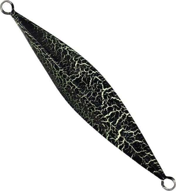 Seabor Dragon 200gr Jig Yem Black Zebra Glow - Image 1