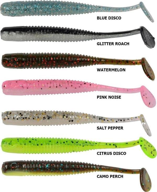 Spro Free Style Urban Prey Slug 7,3cm Silikon Yem Salt Pepper - Image 1