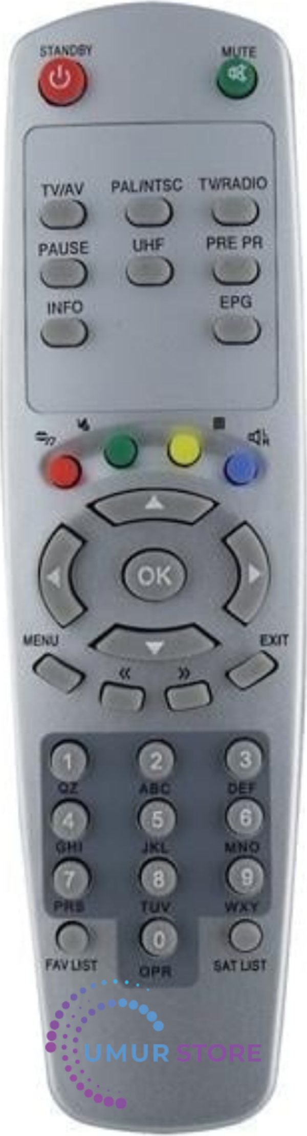 Techstar 7000 Unicell Uydu Alıcı Kumandası - Image 1