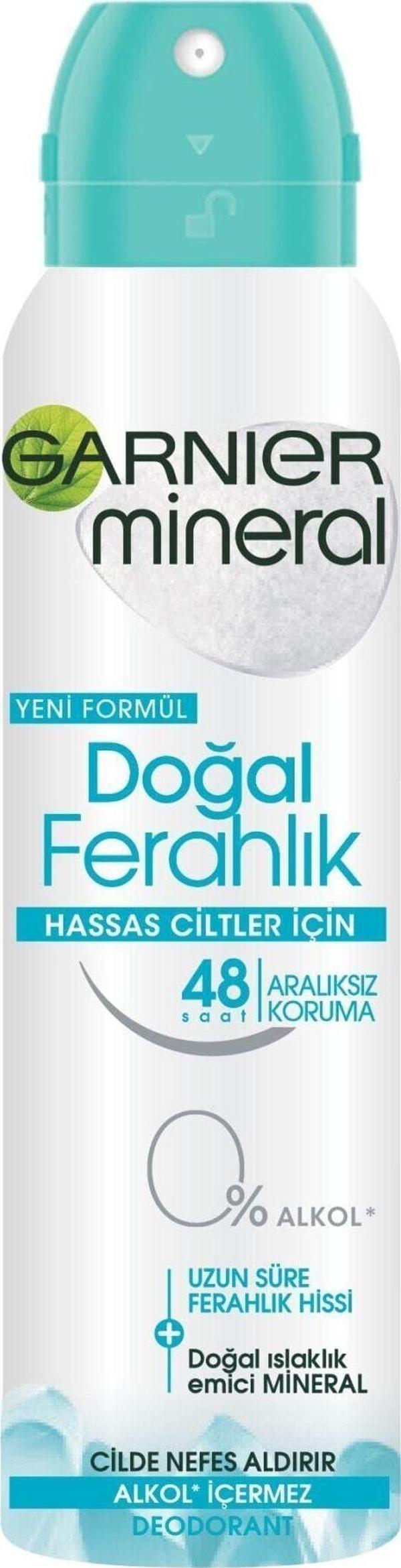 Garnier Anti - Perspirant Sprey Deodorant - Doğal Ferahlık 150 Ml 3600542038157 - Image 1