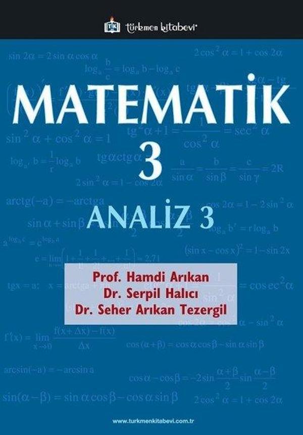 Türkmen Kitabevi Matematik 3-Analiz 3 - Türkmen Kitabevi - Image 1