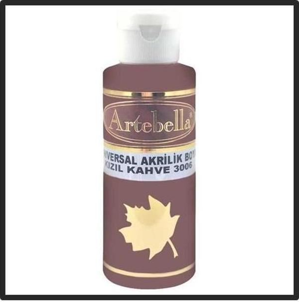 Artebella Akrilik Boya 3006130 Kızıl Kahve 130 ml - Image 1