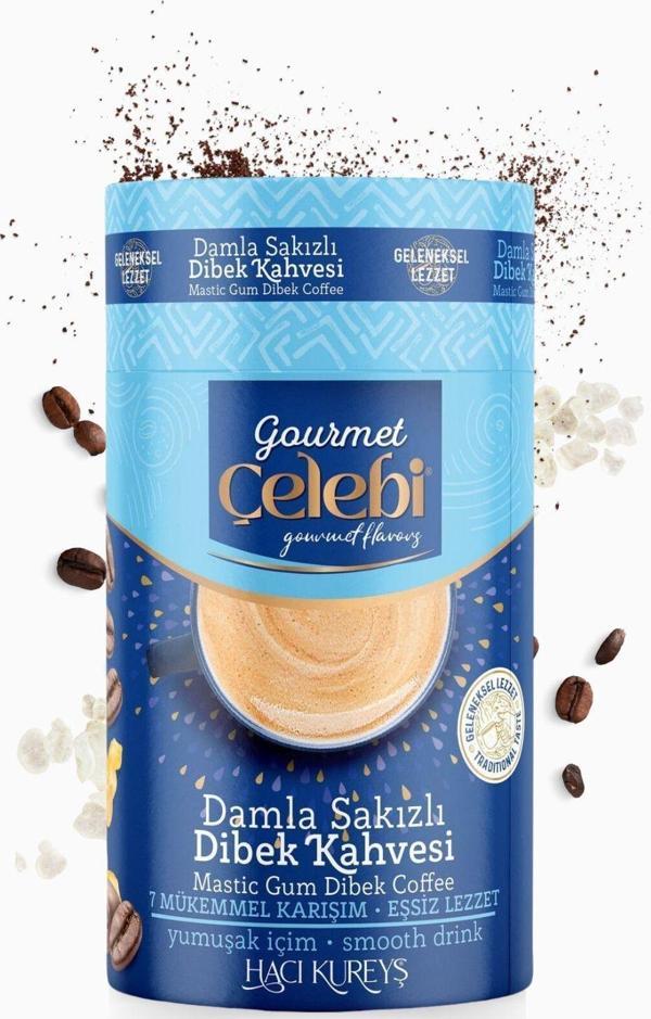 Gourmet Çelebi Damla Sakızlı Dibek Kahvesi 250 Gr. - Image 1