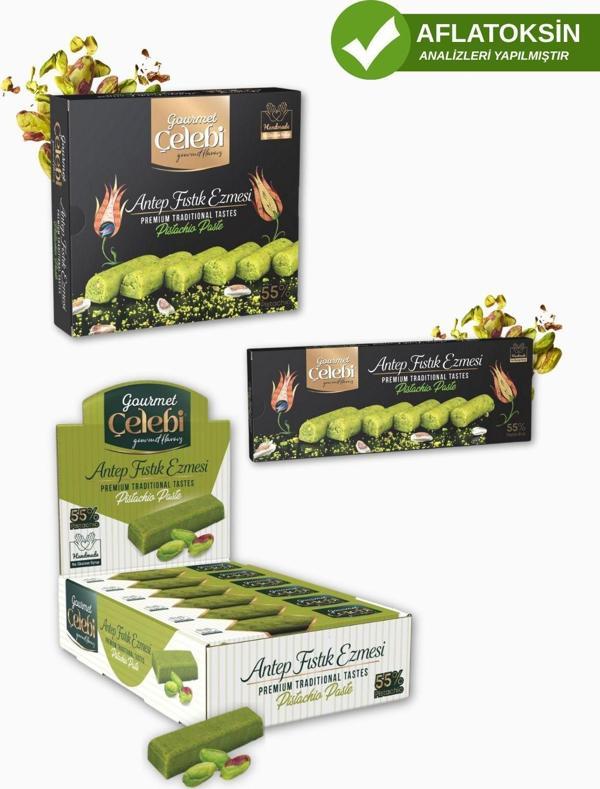 Gourmet Çelebi Antep Fıstık Ezmesi 500Gr-200Gr-30Gr. - Image 1