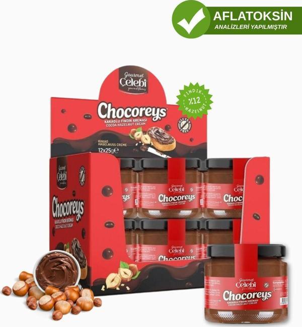 Gourmet Çelebi Kakaolu Fındık Kreması 25 Gr X 12 Adet - Image 1