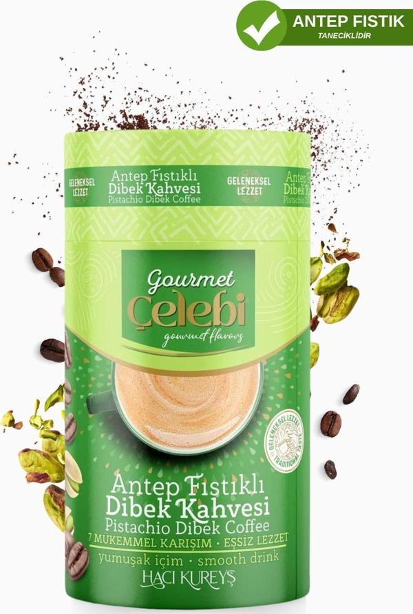 Gourmet Çelebi Fıstıklı Dibek Kahvesi 250 Gr. - Image 1