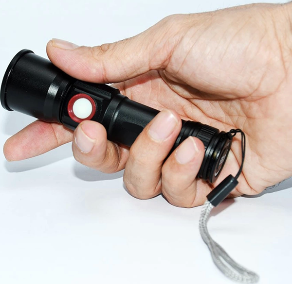 Xml-2 Led 1.000 Lümen  Usb Şarjlı El Feneri  Wt-611 - Image 1