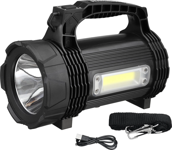 Ps-889 Su Geçirmez Yüksek Güçlü Osram Led 30w Şarj Edilebilir Powerbank Özellikli Profesyonel El Feneri - Image 1