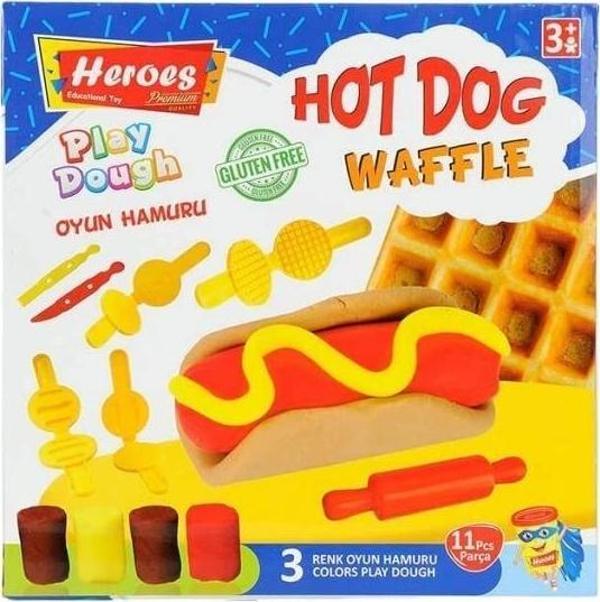 Nessiworld ERN-584 Heroes Orta Kutulu Burger Oyun Hamuru Seti  - Eren Oyuncak - Image 1