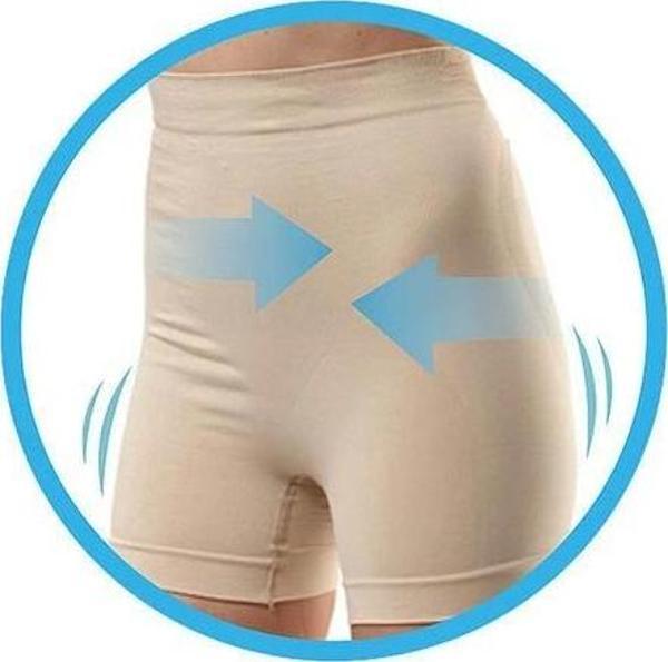 Nessiworld   Doğum Sonrası Toparlayıcı Korse Kısa Paça Ekru - Image 1
