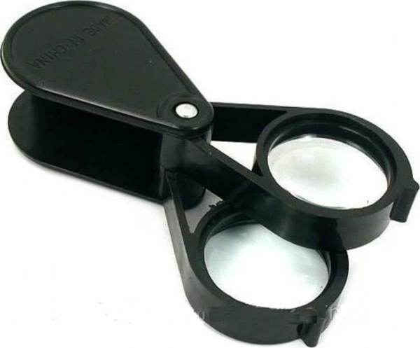 20x30 2k30mm Çıft Optik Lens Katlanan Cep Büyüteç. - Image 1