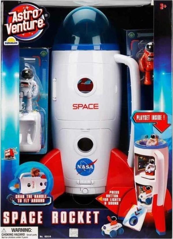 Nessiworld 106114 Astro Venture Sesli Ve Işıklı Uzay Roketi -Sunman - Image 1
