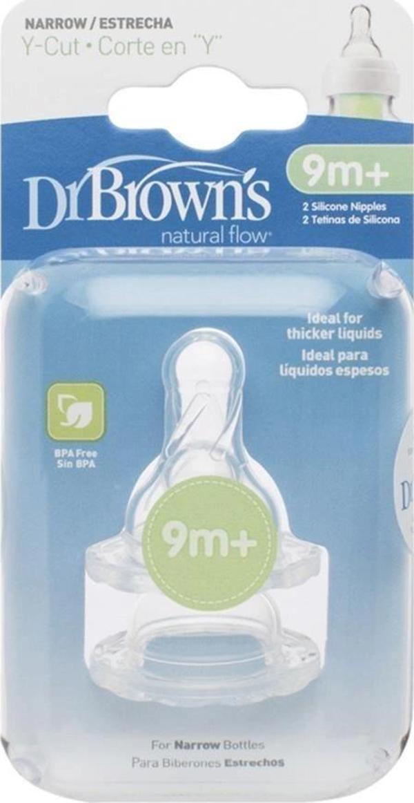 Nessiworld   Dar Ağız Y Kesim 2Li Silikon Biberon Emziği - Image 1