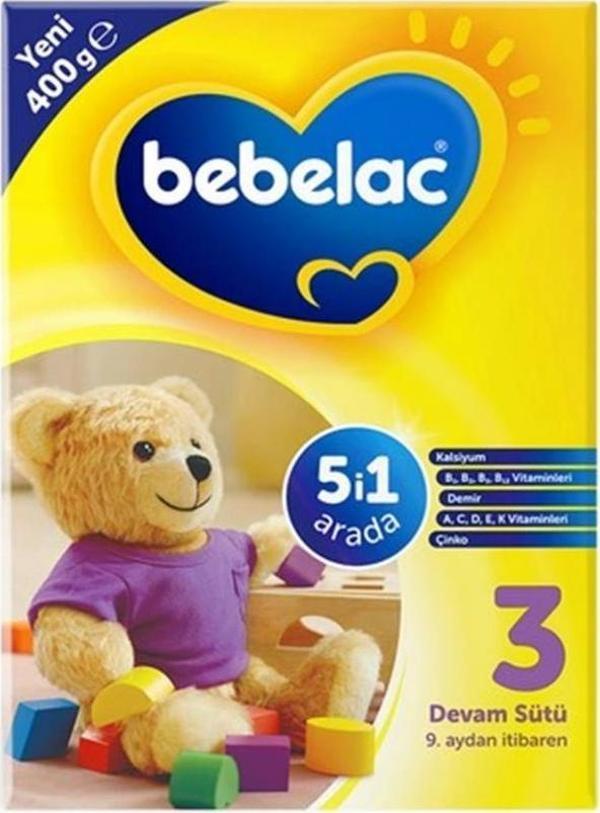 Nessiworld Bebelac Bebek Devam Sütü No3 400 Gr - Image 1