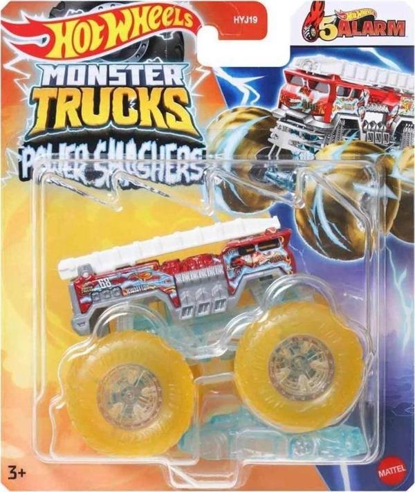 Nessiworld HYJ19 Hot Wheels Monster Trucks Power Smashers 1:64 Arabalar - Image 1