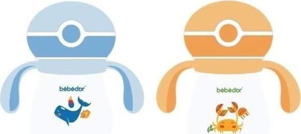 Bebedor Bas-Aç Kapaklı Kulplu PP Alıştırma Bardağı 7504 - Image 1