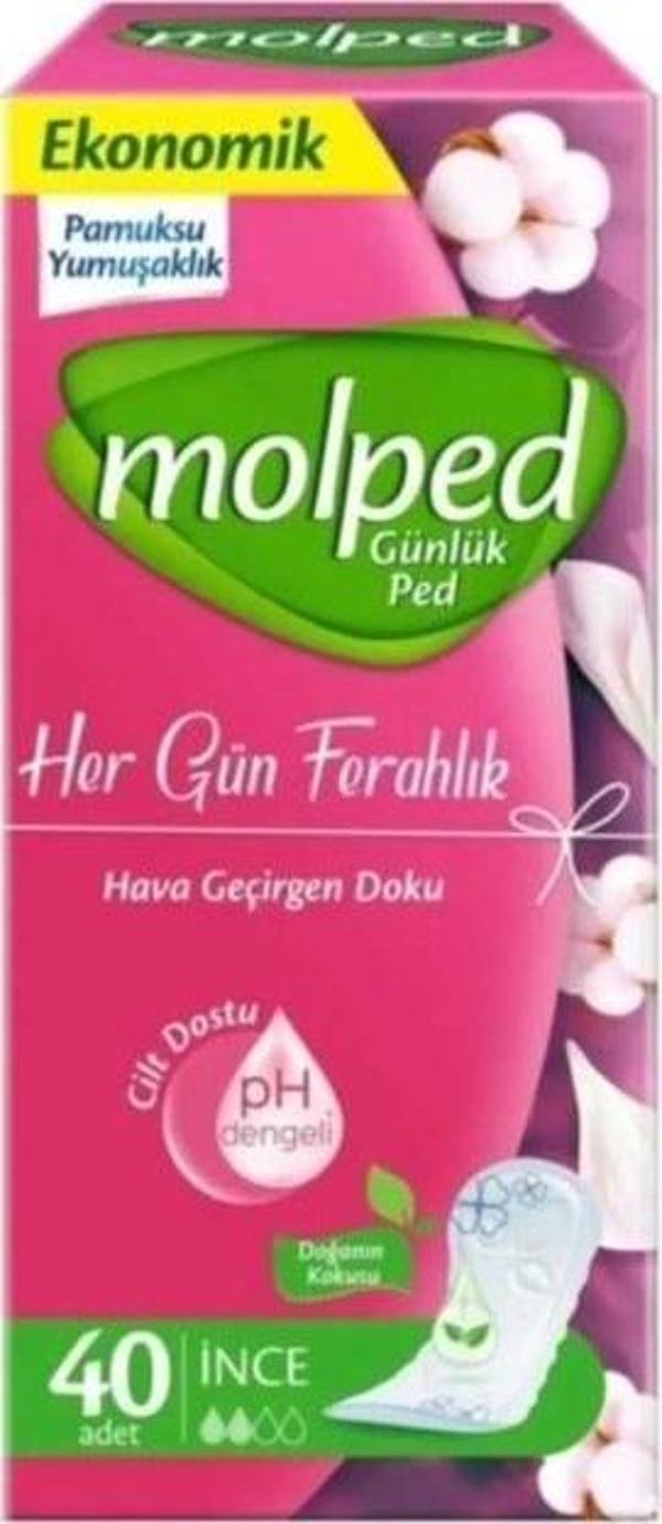 Nessiworld Molped Her Gün Ferahlık Ped Eko 40 Adet - Image 1