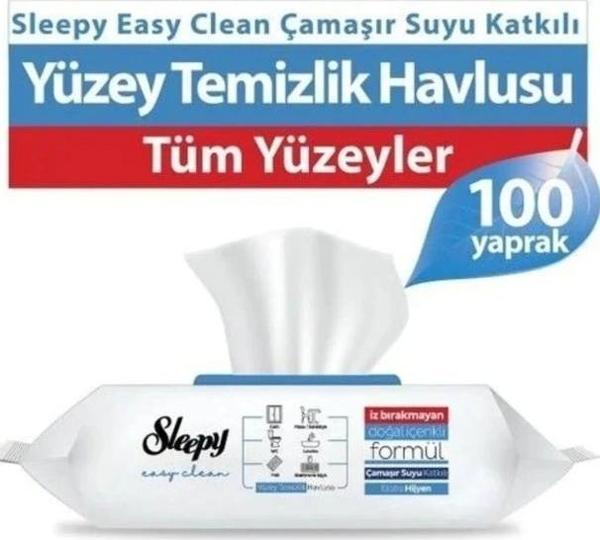 Nessiworld  Çamaşır Suyu Katkılı Yüzey Temizleme Havlusu 100 Adet - Image 1