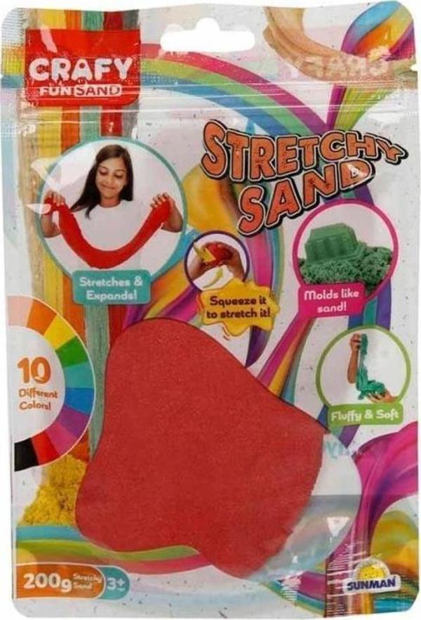 Nessiworld 3604 Crafy Streç Oyun Kumu Kırmızı 200 g -Sunman - Image 1