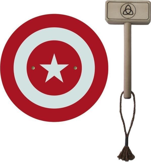Ahtek Ahşap Kaptan Türkiye Kalkanı Ve Ahşap Tor (thor) Çekici - Image 1