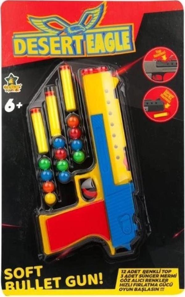 Nessiworld ER-132 Dart ve Top Atan Desert Eagle Tabanca  - Erdem Oyuncak - Image 1