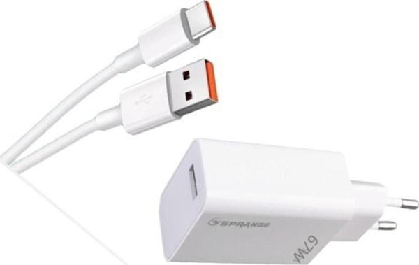 Sprange Xiaomi Mi Uyumlu 67W Hızlı Şarj Adaptörü - Image 1