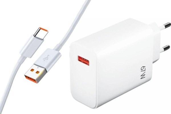 Sprange Xiaomi Tüm Modeller İle Uyumlu 67W Qualcommquickcharge 4.0 Hızlı Şarj Aleti - Image 1