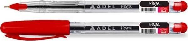Adel Tükenmez Kalem Vega Kırmızı 2210130103000 (50 Li Paket) - Image 1