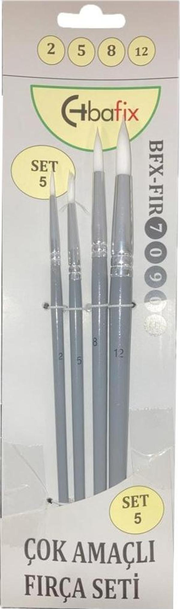 Bafix Fırça Seti Çok Amaçlı Artist 4 Lü (2-5-8-12) Set-5 70905 - Image 1